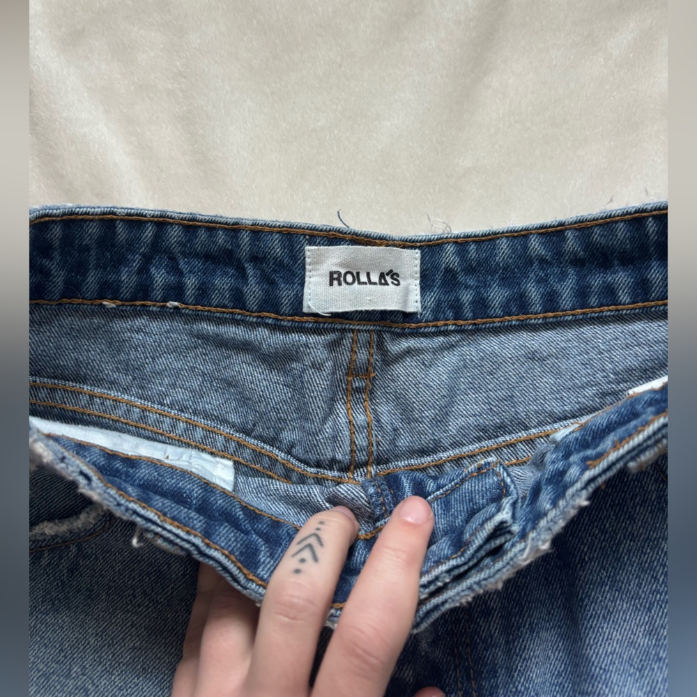 ROLLA'S Dusters High Rise Slim Jean Shorts - Picture 3 of 4
